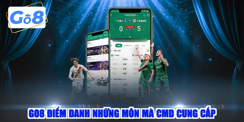 GO8 điểm danh những môn mà CMD cung cấp