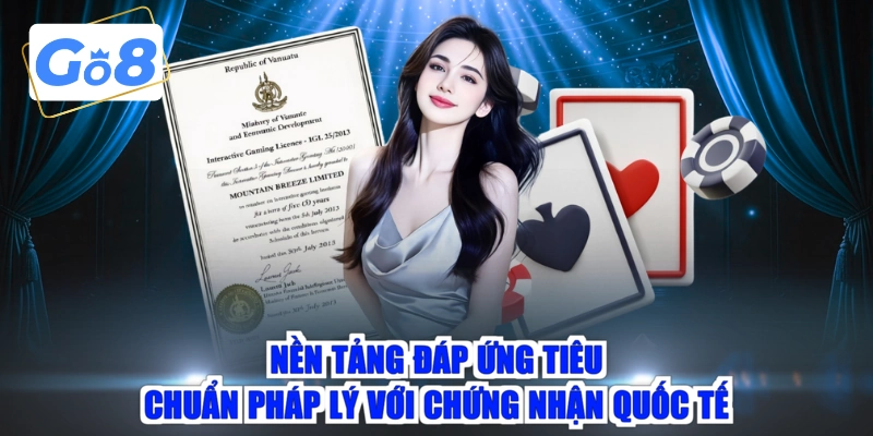 Nền tảng đáp ứng tiêu chuẩn pháp lý với chứng nhận quốc tế